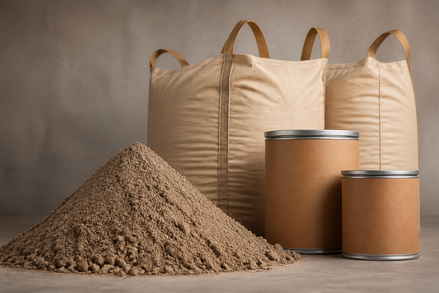 Bentonite industrial powder